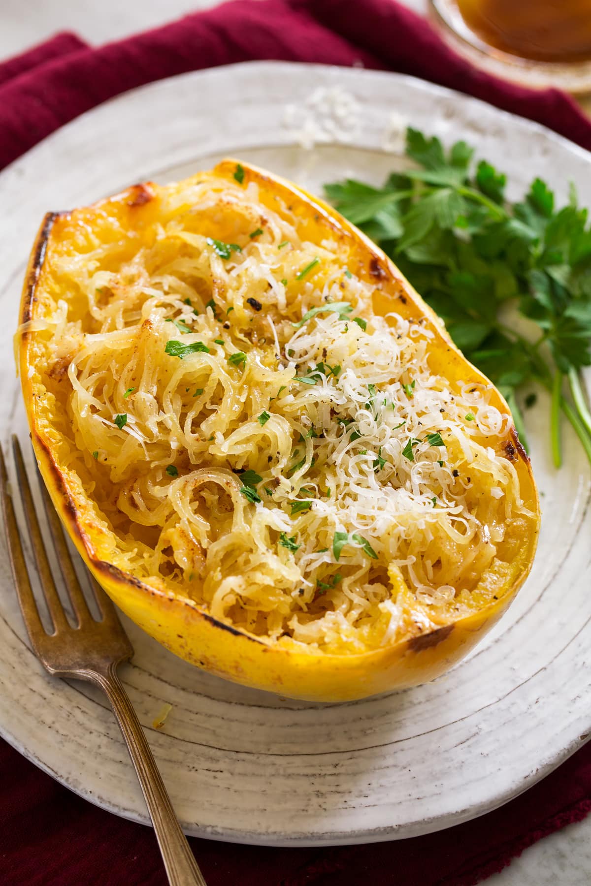 Easy Roasted Spaghetti Squash: Browned Butter & Sage Recipe